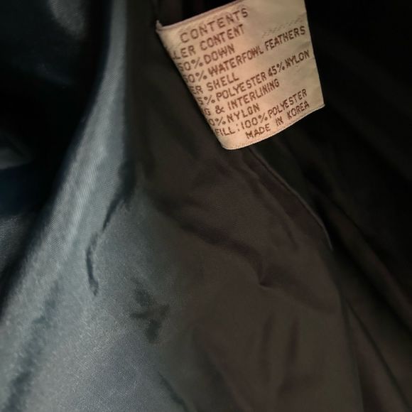 Vintage 70s 80s Women’s Black Long Down Puffer Coat - Picture 4 of 14